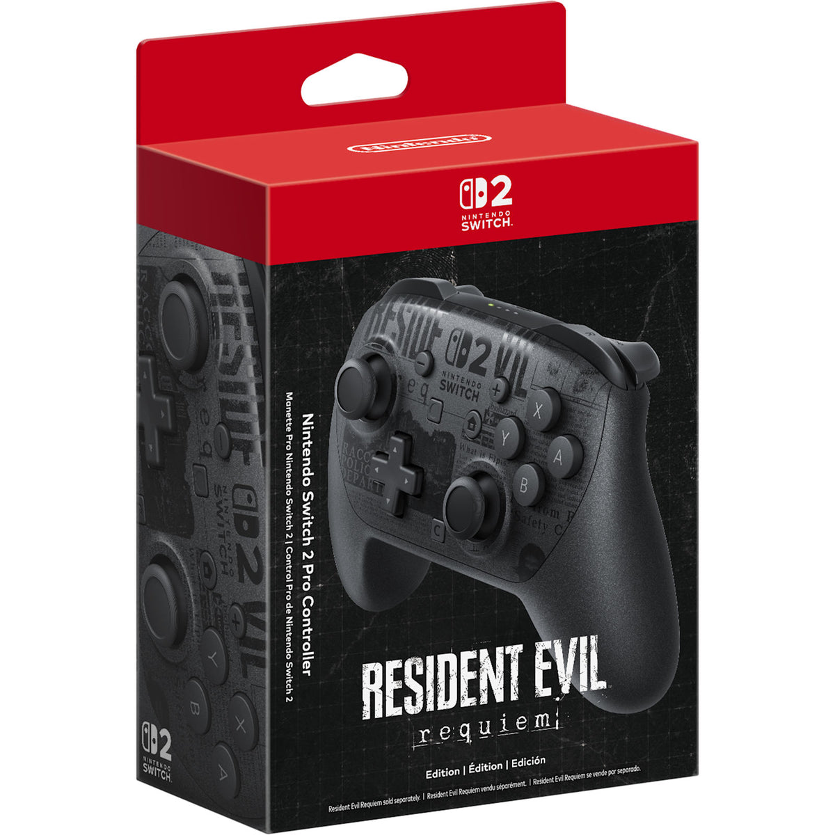 Nintendo Switch™ 2 Pro Controller Resident Evil Requiem Edition