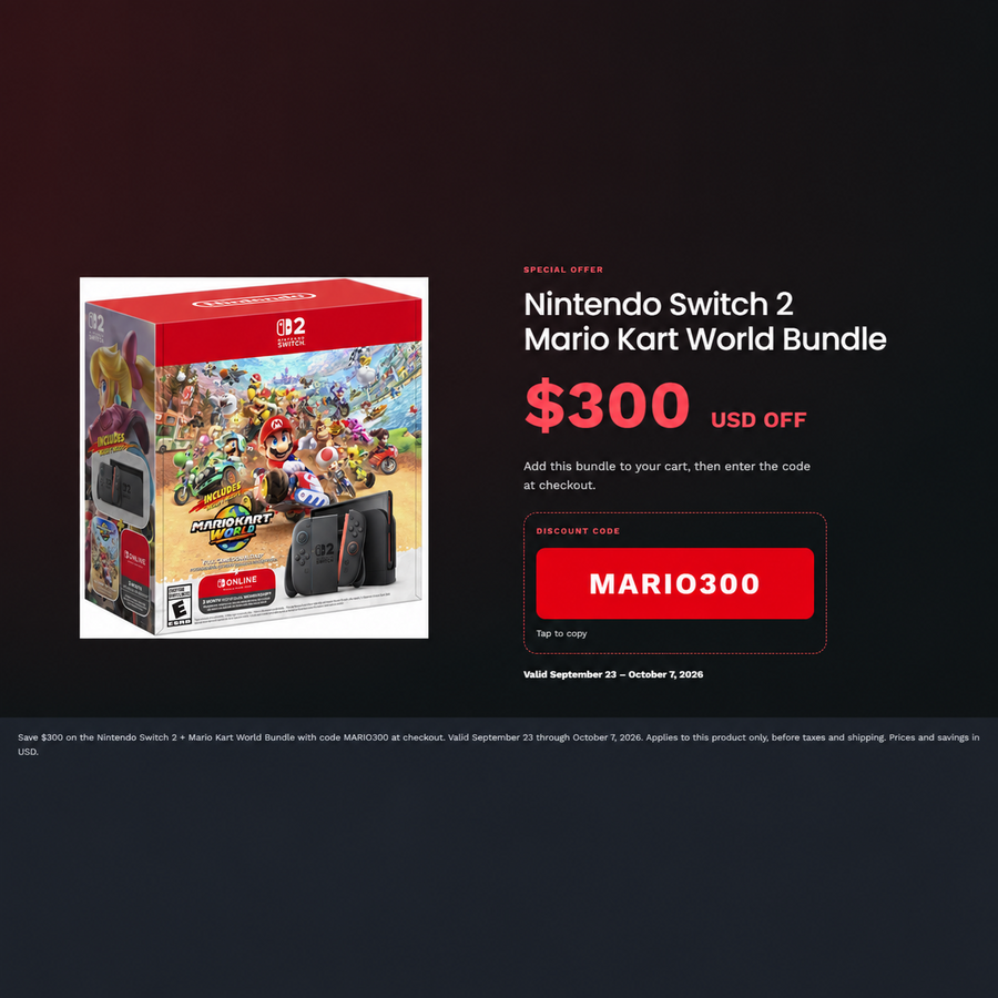 Nintendo Switch™ 2 + Mario Kart™ World Bundle